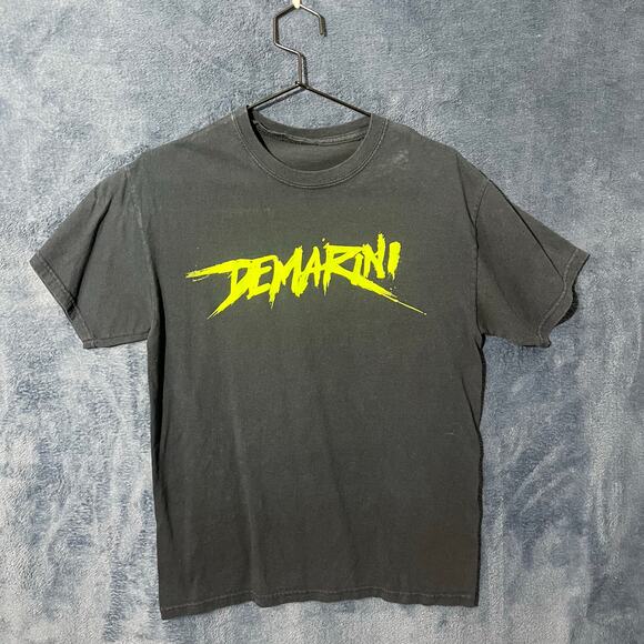 DEMARINI Slasher Tech Black Short Sleeved Design Tee Shirt Men’s Size Medium - Picture 1 of 6